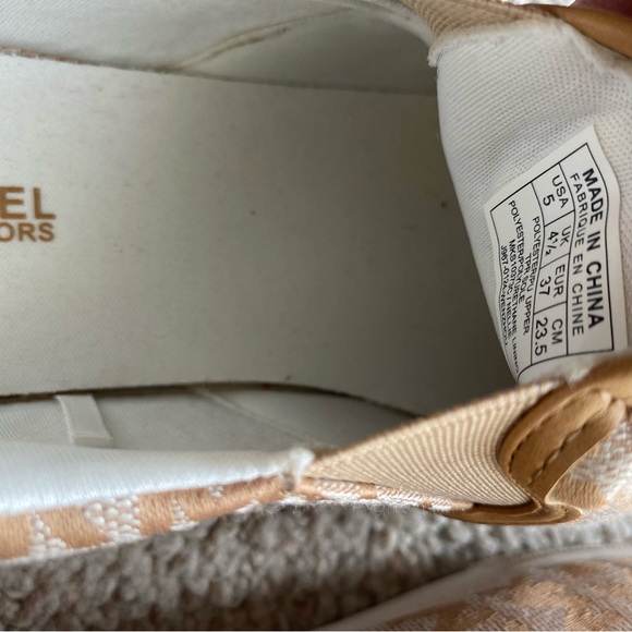 Michael Kors Tan Slip-On Sneakers - Picture 8 of 8